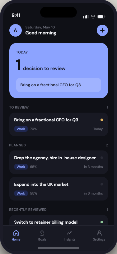 Decision list